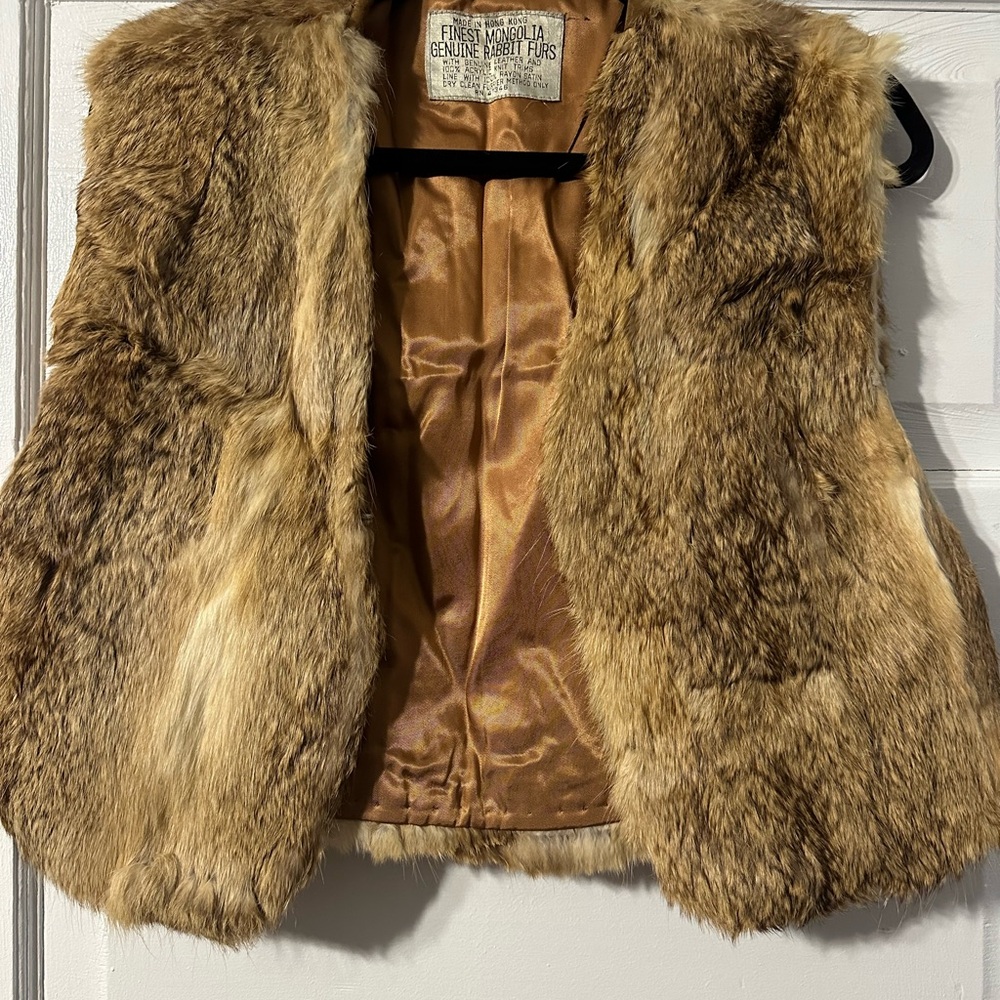 Genuine Rabbit Fur Vest